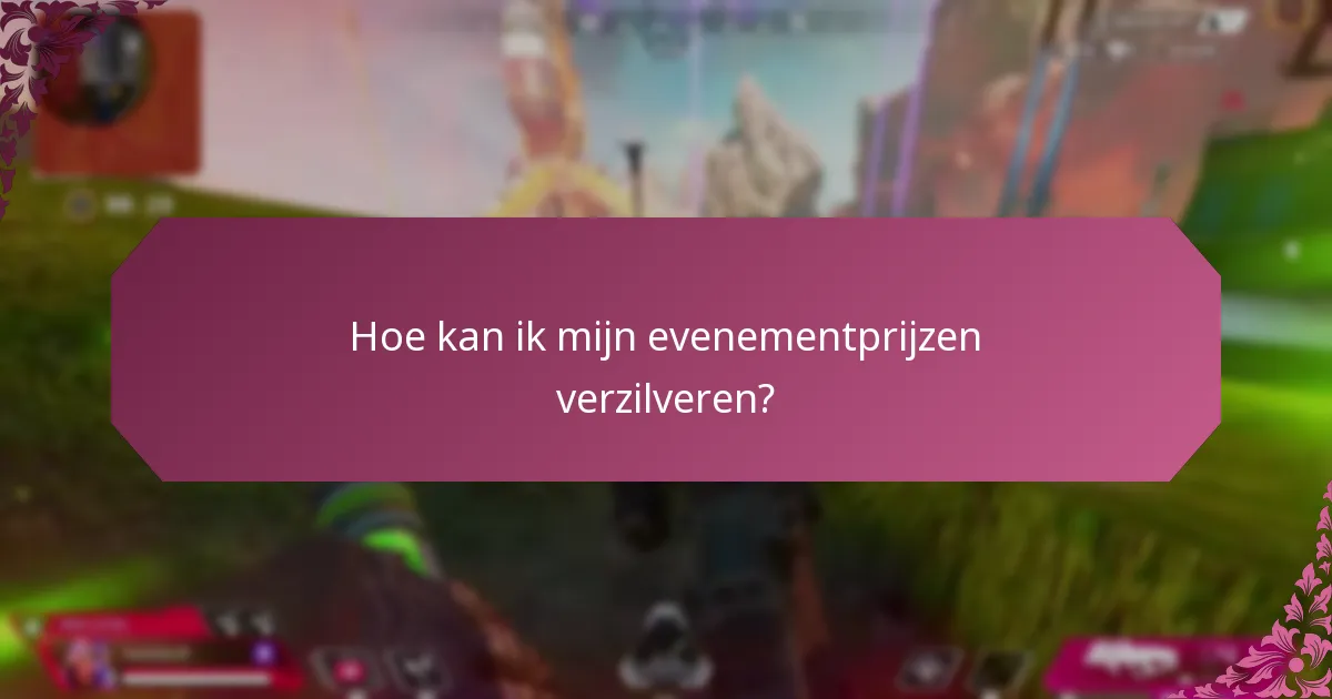 Hoe kan ik mijn evenementprijzen verzilveren?