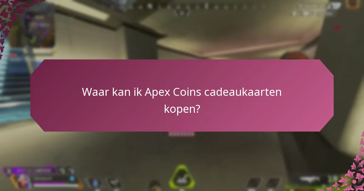 Hoe vergelijk ik verschillende Apex Coins cadeaukaart promoties?