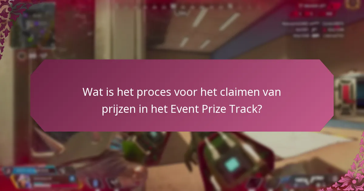 Wie komt in aanmerking voor het Event Prize Track?