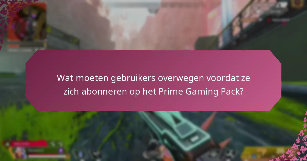 Hoe verhoudt het Prime Gaming Pack zich tot andere gamingdiensten?