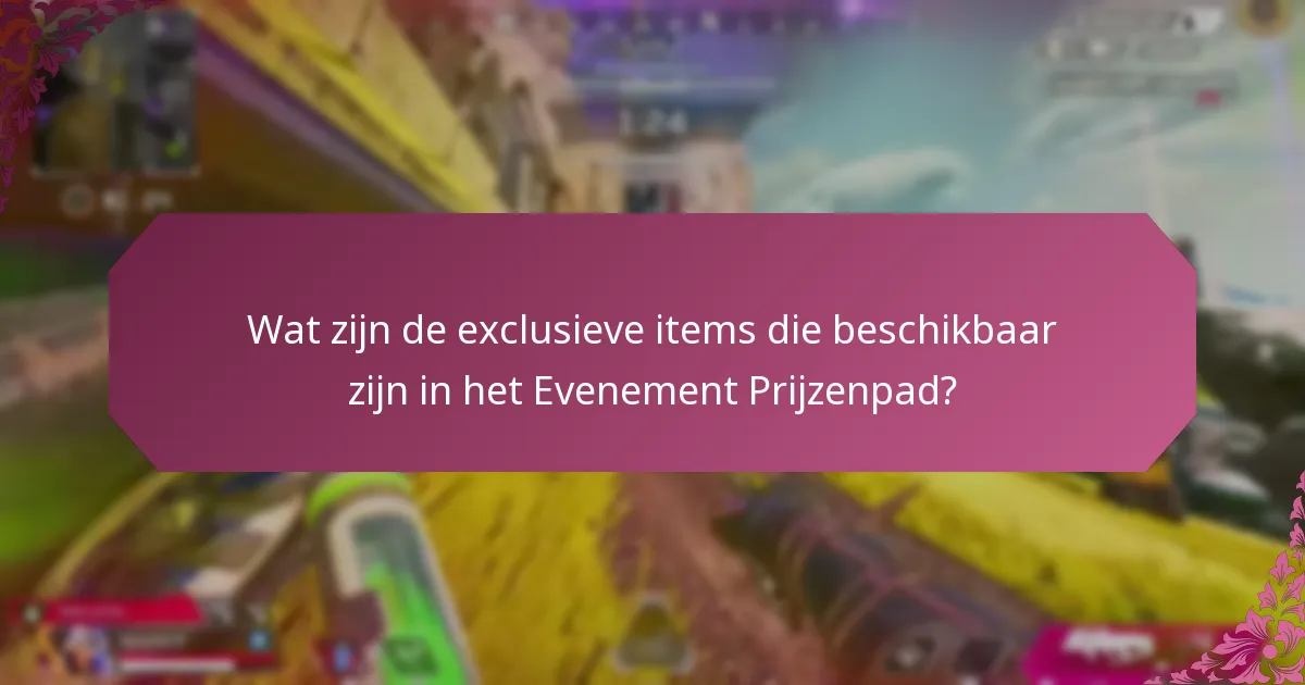 Wat zijn de specifics van het evenement dat aan het Prijzenpad is gekoppeld?