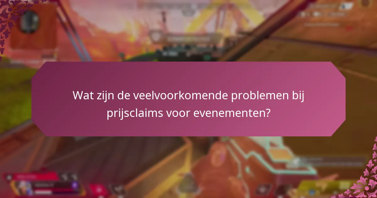 Welke hulpmiddelen kunnen helpen bij prijsclaims voor evenementen?