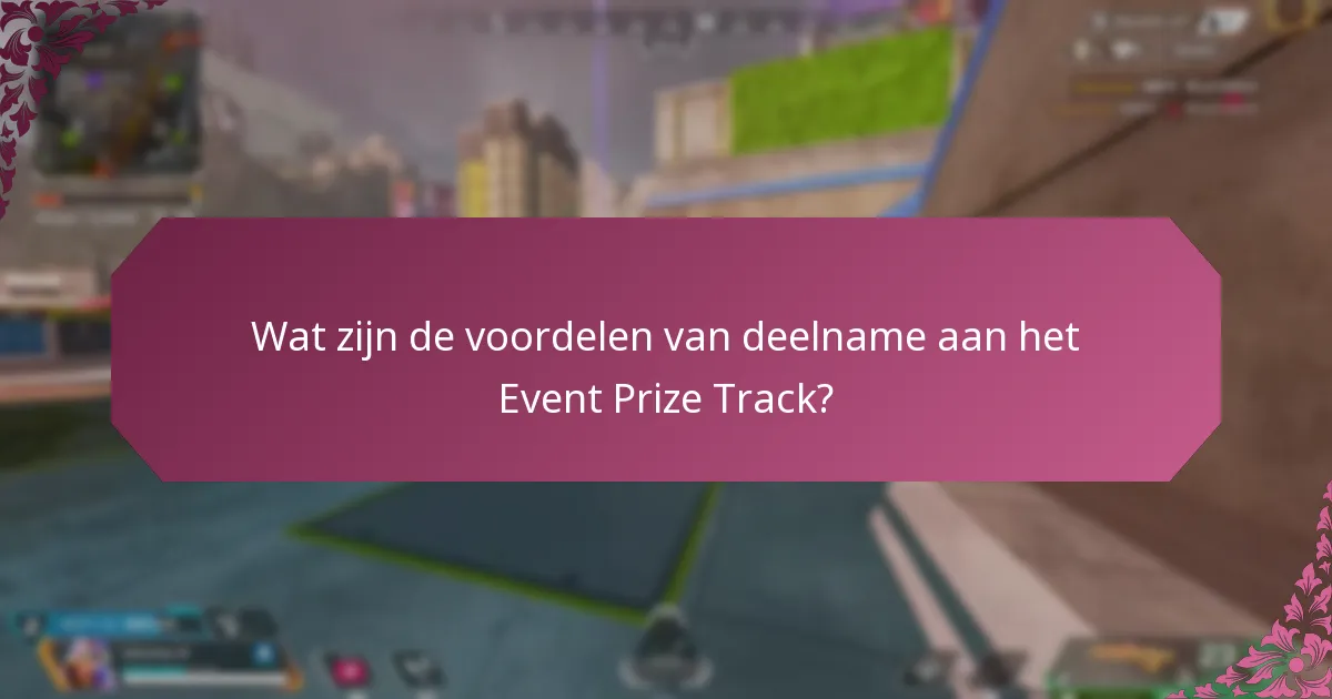 Hoe verhoudt het Event Prize Track zich tot andere in-game evenementen?