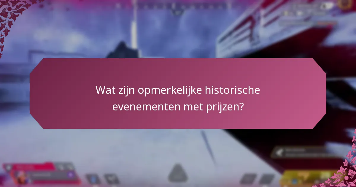 Hoe zijn evenementprijzen in de loop der tijd geëvolueerd?